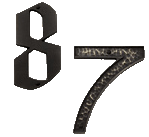 decorative house numbers